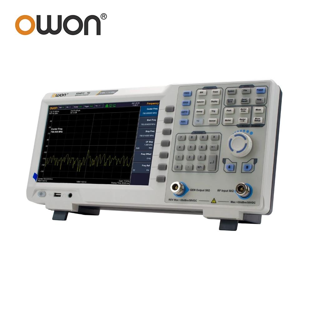 OWON  Ʈ м, USB LAN  ߻, 9 ġ LCD, 1Hz ػ 뿪, 9kHz  1.5GHz ļ, XSA815TG